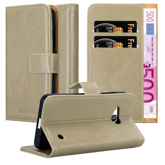 Nokia Lumia 550 lommebokdeksel etui (brun)