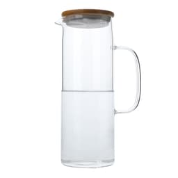Karaff Tekanna med bambulock 1.6 L Borosilikatglas