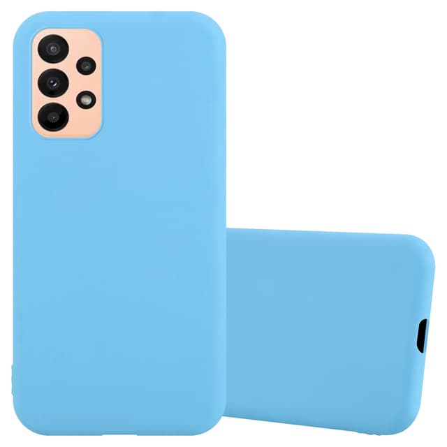Deksel Samsung Galaxy A23 4G Silikon cover (blå)