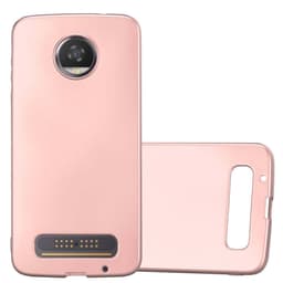Motorola MOTO Z2 Cover Etui Case (Lyserød)