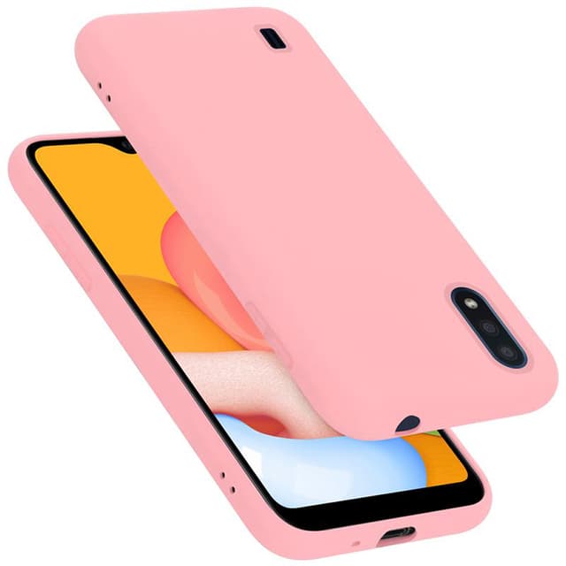 Samsung Galaxy A01 Suojakuori Kotelo (Vaaleanpunainen)
