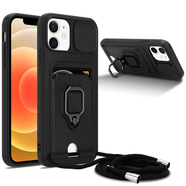 iPhone 12 Skal Fodral (Svart)
