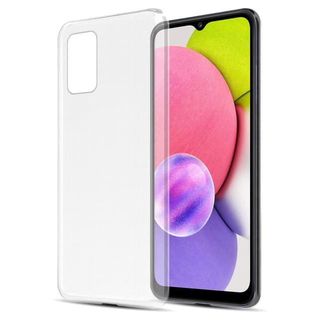 Samsung Galaxy A03s Cover TPU Etui (Gennemsigtig)