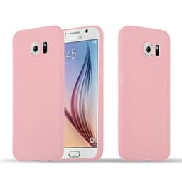 Deksel Samsung Galaxy S6 Silikon cover (rosa)