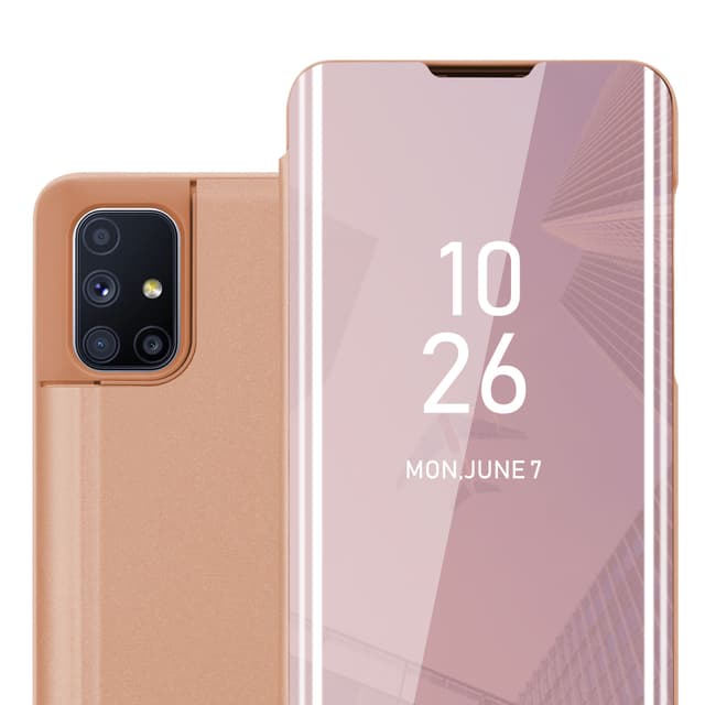 Samsung Galaxy M51 Pungetui Cover Case (Lyserød)