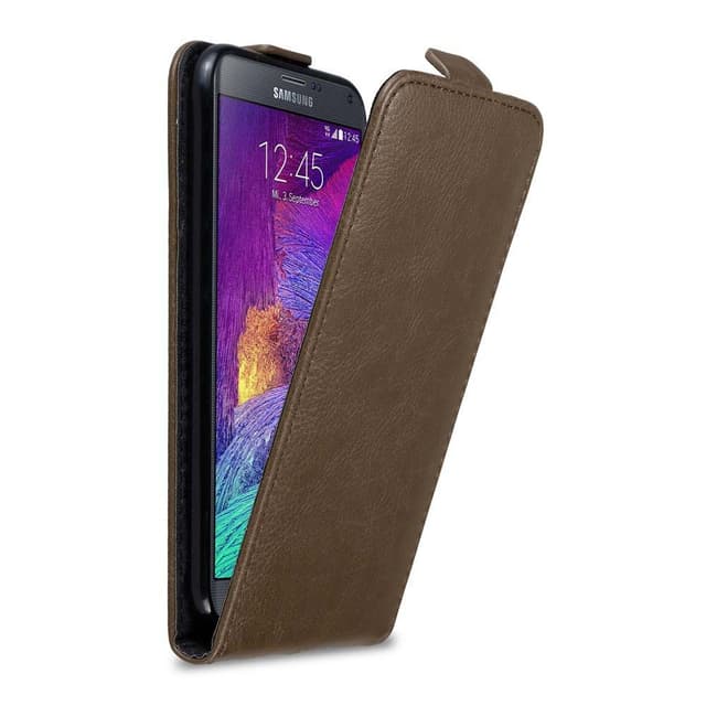Samsung Galaxy NOTE 4 Flipfodral Skal (Brun)