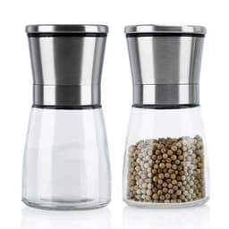 Pepparkvarn Handkvarn plast rostfritt stål (silver)