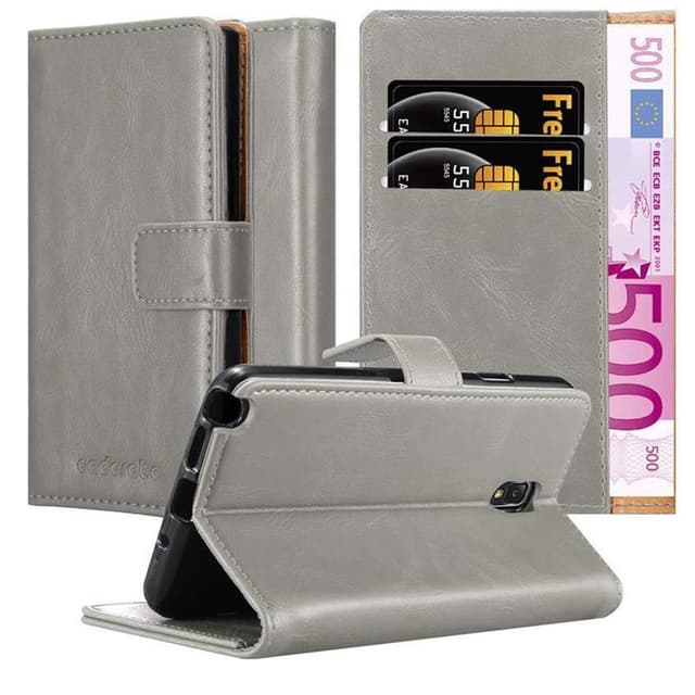 Samsung Galaxy NOTE 3 NEO Plånboksfodral Skal (Brun)