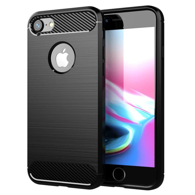 iPhone 7 / 7S / 8 Skal Fodral Case (Svart)