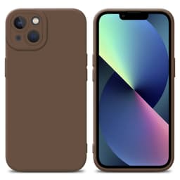 iPhone 14 Deksel cover case (brun)