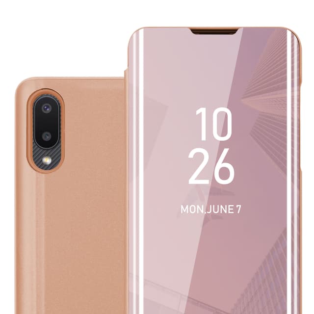 Samsung Galaxy A02 / M02 Plånboksfodral Skal (Rosa)