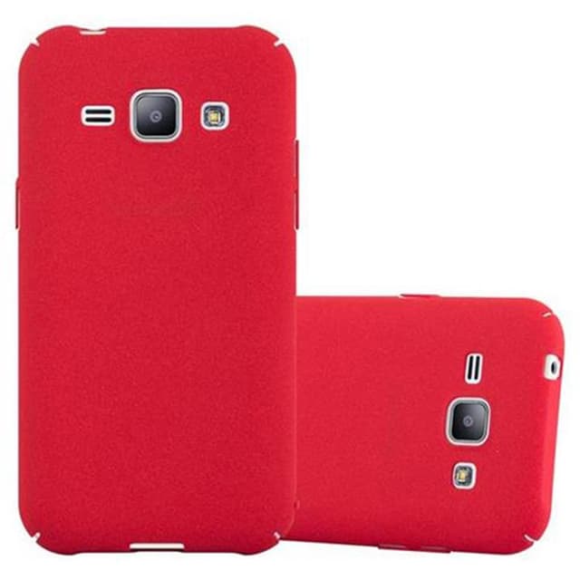Samsung Galaxy J1 2015 Skal Fodral Case (Röd)
