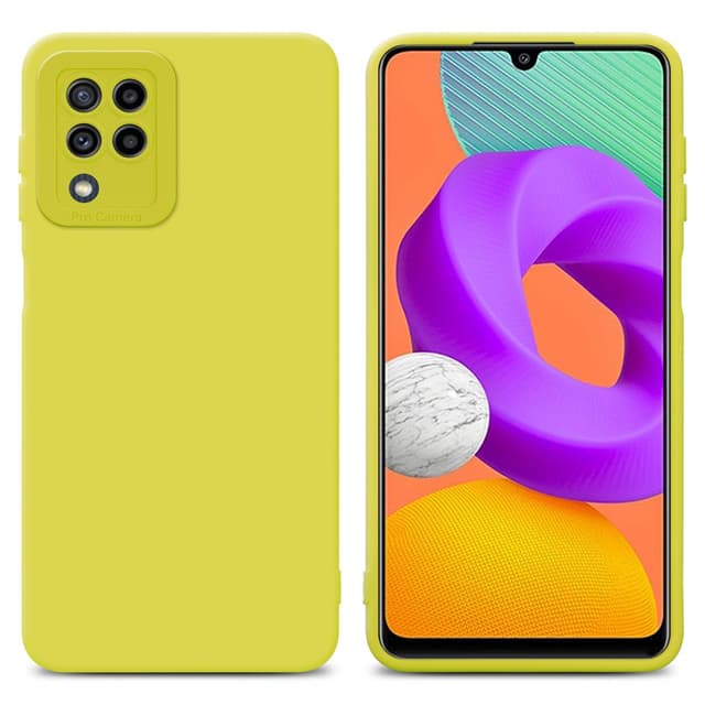 Samsung Galaxy M22 / M32 4G Cover Etui Case (Gul)