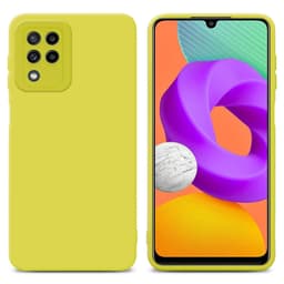 Samsung Galaxy M22 / M32 4G Skal Fodral Case (Gul)