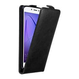 Honor 6A Suojakuori Lompakkokotelo (Musta)