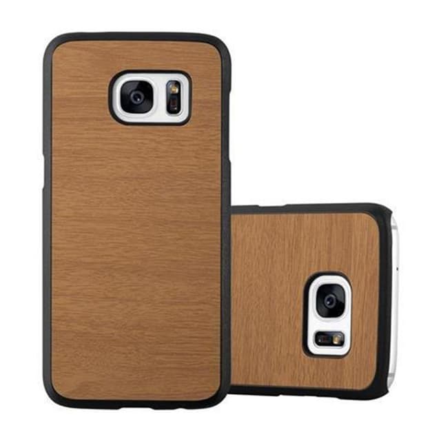Samsung Galaxy S7 Skal Fodral Case (Brun)