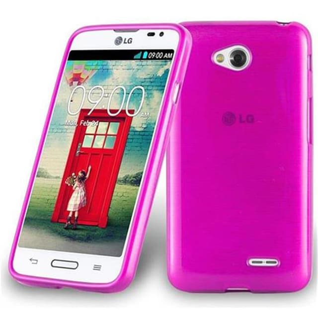 LG L70 (1. SIM) Skal Fodral Case (Rosa)