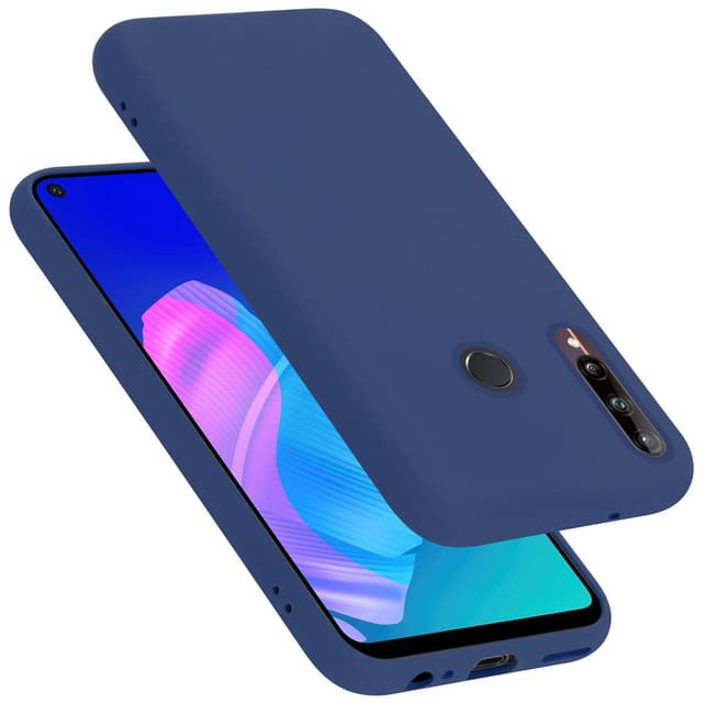 Huawei P40 LITE E silikondeksel case (blå)