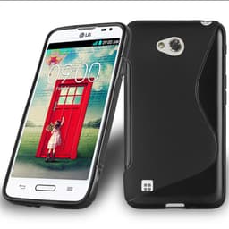 LG L50 Suojakuori Case Cover (Musta)