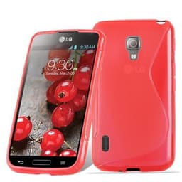 LG L5 II (2. SIM) Suojakuori Case Cover (Punainen)