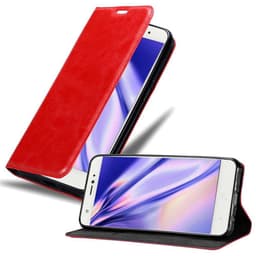 BQ Aquaris X Cover Etui Case (Rød)