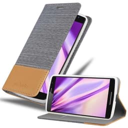 Motorola MOTO X PLAY Pungetui Cover Case (Grå)