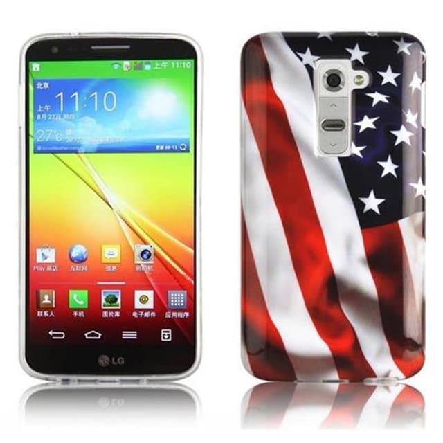 LG G2 Skal Fodral Case (Röd)