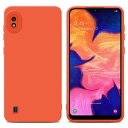 Samsung Galaxy A10 Deksel cover case (oransje)