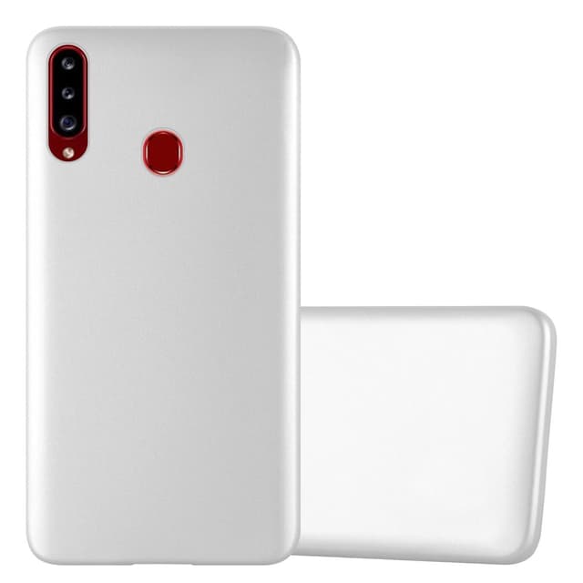 Samsung Galaxy A20s Cover Etui Case (Sølv)
