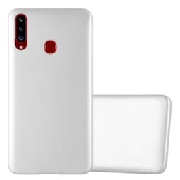 Skal Samsung Galaxy A20s Fodral Case (Silver)