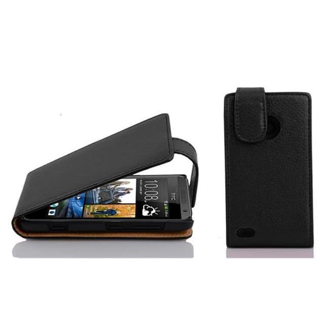 HTC Desire 300 Pungetui Flip Cover (Sort)