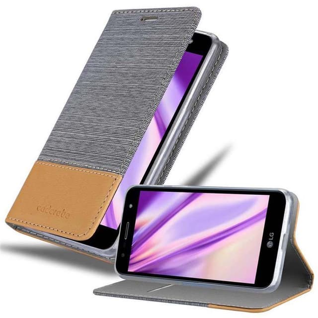 LG X POWER 3 Pungetui Cover Case (Grå)