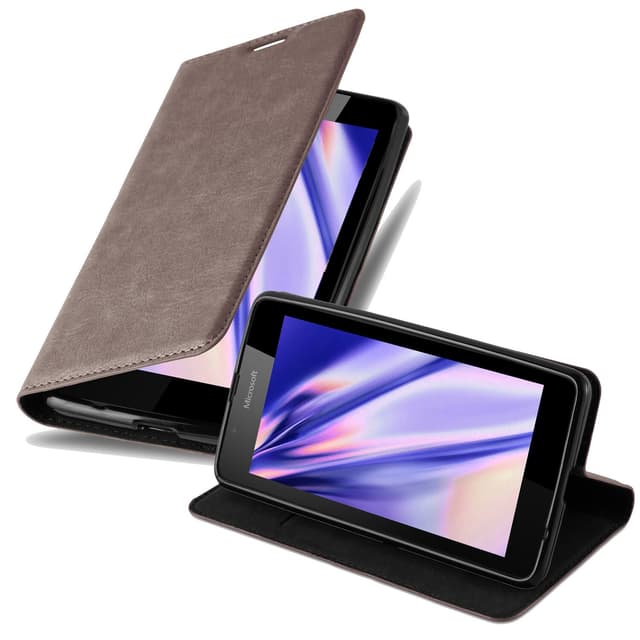 Nokia Lumia 540 Skal Fodral Case (Brun)