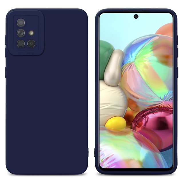 Samsung Galaxy A71 4G Cover Etui Case (Blå)