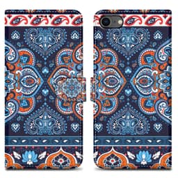 iPhone 7 / 7S / 8 / SE 2020 Plånboksfodral Skal (Blå)