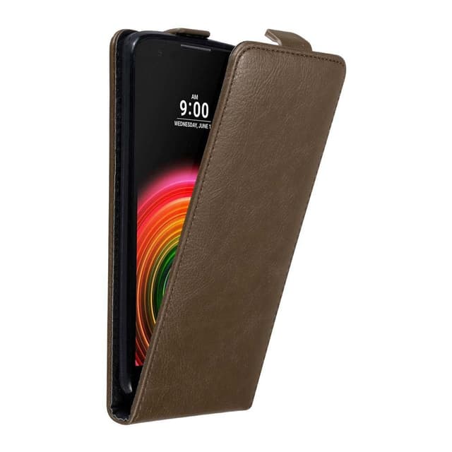 LG X POWER Pungetui Flip Cover (Brun)