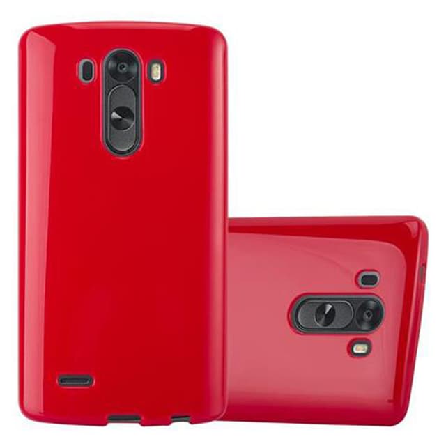 LG G3 Skal Fodral Case (Röd)