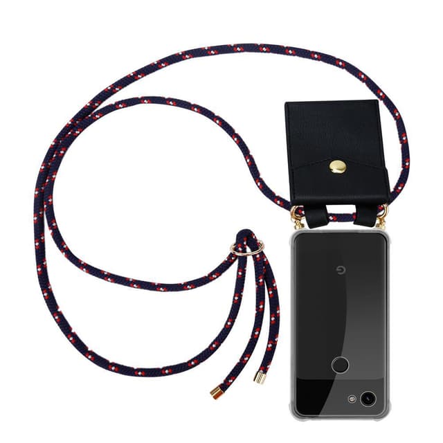 Google PIXEL 3A Skal Fodral Kedja (Blå)