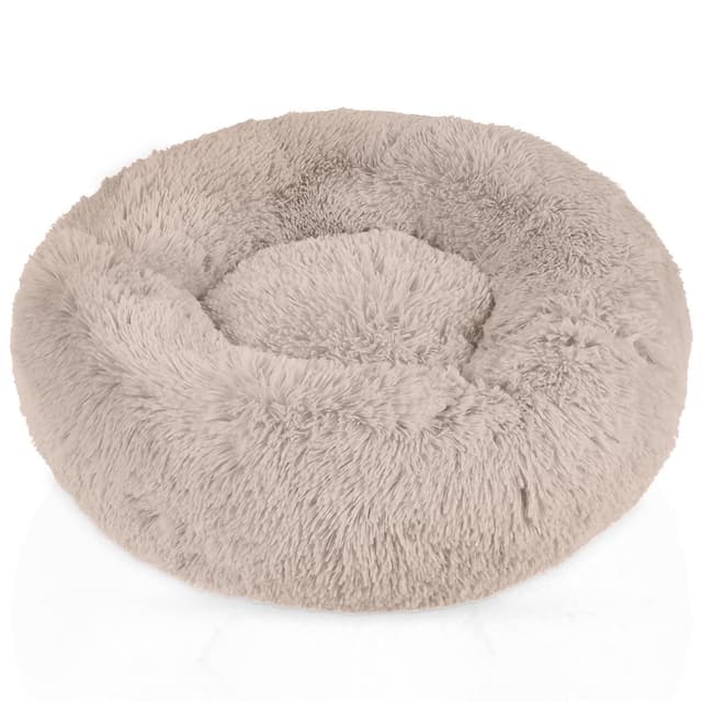 Hundbädd Kattbäddskudde Hund Katt Soffa 60cm (beige)