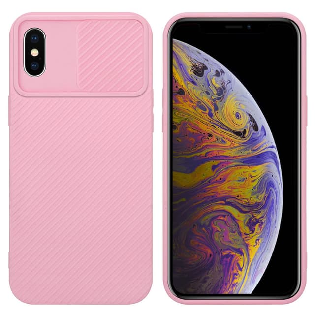 iPhone XS MAX Suojakuori Kotelo (Vaaleanpunainen)