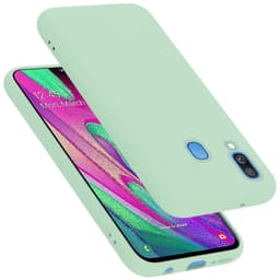 Samsung Galaxy A40 Skal Fodral Case (Grön)