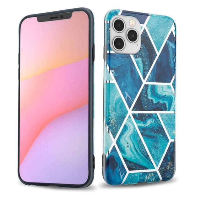 iPhone 12 / 12 PRO Plånboksfodral Skal (Blå)