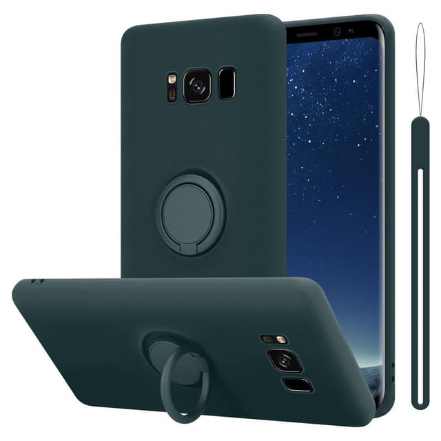 Deksel Samsung Galaxy S8 Ring Case (grønn)