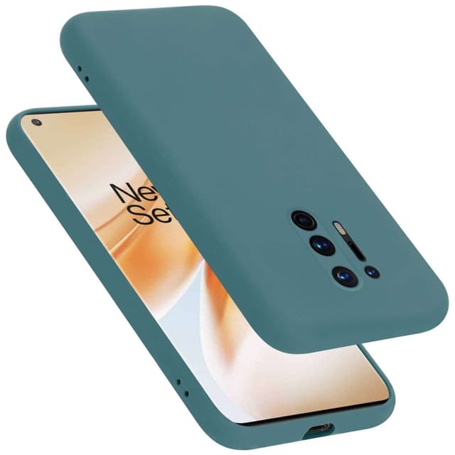 OnePlus 8 PRO silikondeksel case (Grønn)