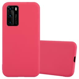 Huawei P40 deksel tpu case cover (rød)