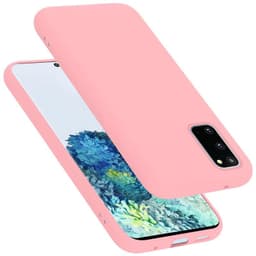 Samsung Galaxy S20 Suojakuori Kotelo (Vaaleanpunainen)