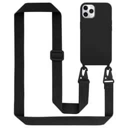 Suojakuori iPhone 11 PRO MAX Kotelo Ketju (Musta)