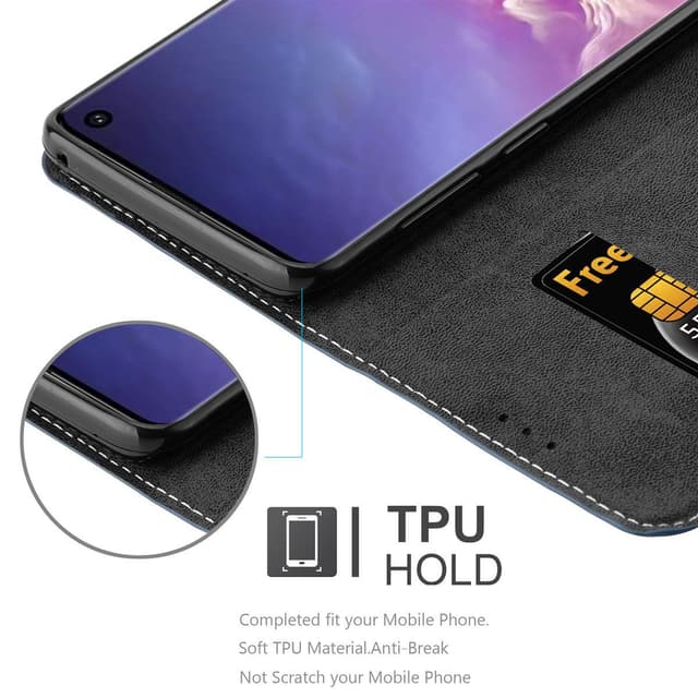 Samsung Galaxy S10 4G Etui Case Cover (Blå)