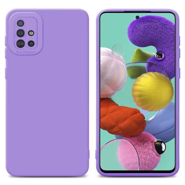 Samsung Galaxy A51 4G / M40s Cover Etui Case (Lilla)