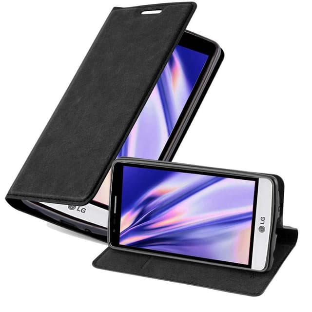 LG G3 MINI / G3 S Suojakuori Lompakkokotelo (Musta)